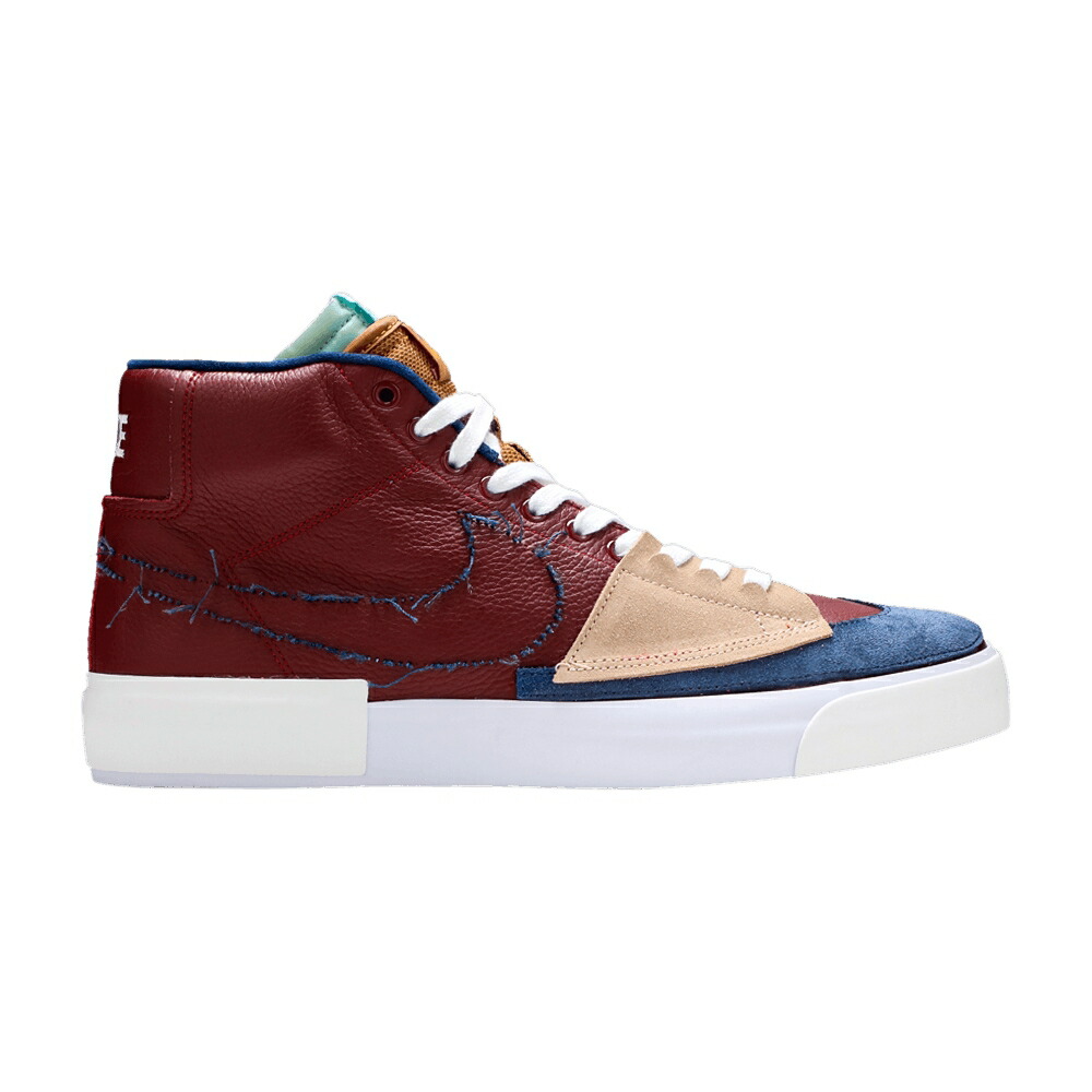 ナイキ ズーム ブレイザー ミッド エスビー 赤 レッド チーム 白色 ホワイト TEAM NAVY スニーカー メンズ NIKE ZOOM BLAZER MID EDGE SB RED / TEAM RED LIGHT DEW SUMMIT WHITE