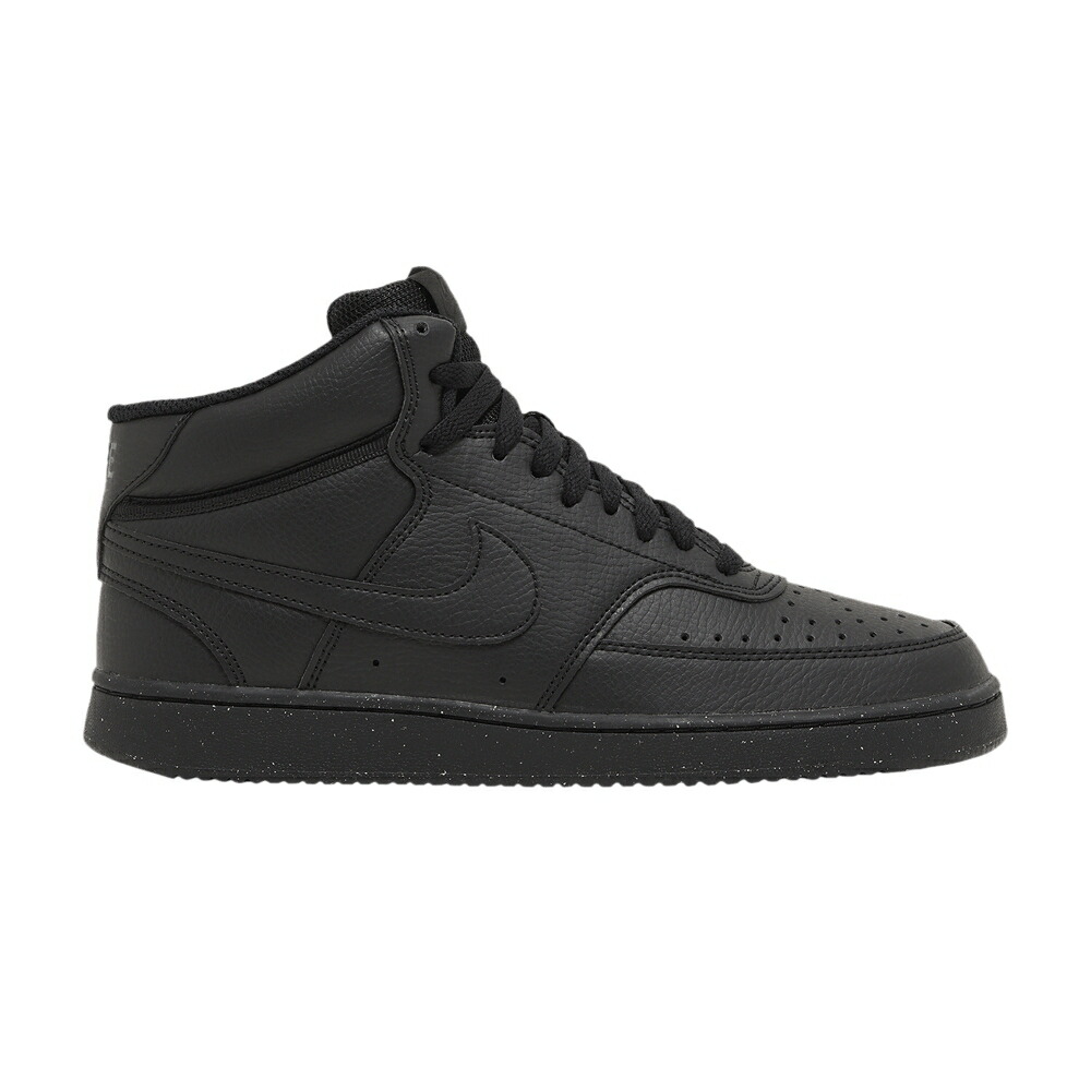 ナイキ コート ミッド 黒色 ブラック 'TRIPLE BLACK' スニーカー メンズ NIKE COURT VISION MID NEXT NATURE / BLACK BLACK BLACK