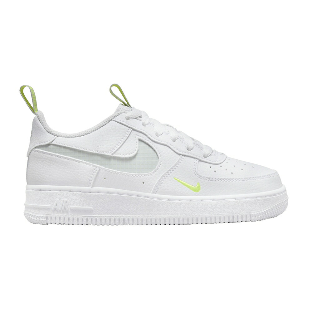 ナイキ 白いこと 白いこと しろがね色 しろがね色 空軍 \u0027WHITE VOLT\u0027 御坊っちゃん キッズ NIKE AIR FORCE 1 LV8 GS / WHITE VOLT LIGHT SILVER もの言う花 マタニティ スニーカー