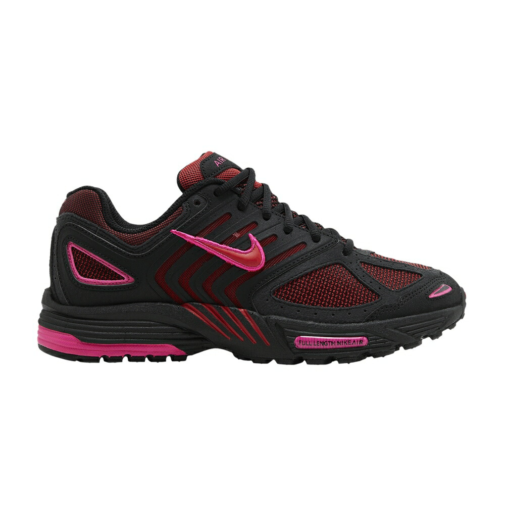 ナイキ ペガサス たき火 黒いこと 黒いこと 赤 赤いこと さくら色 \u0027BLACK RED\u0027 スニーカー メンズ NIKE AIR PEGASUS 2K5 FIRE / BLACK FIRE RED FIERCE PINK スニーカー-メンズ靴-靴