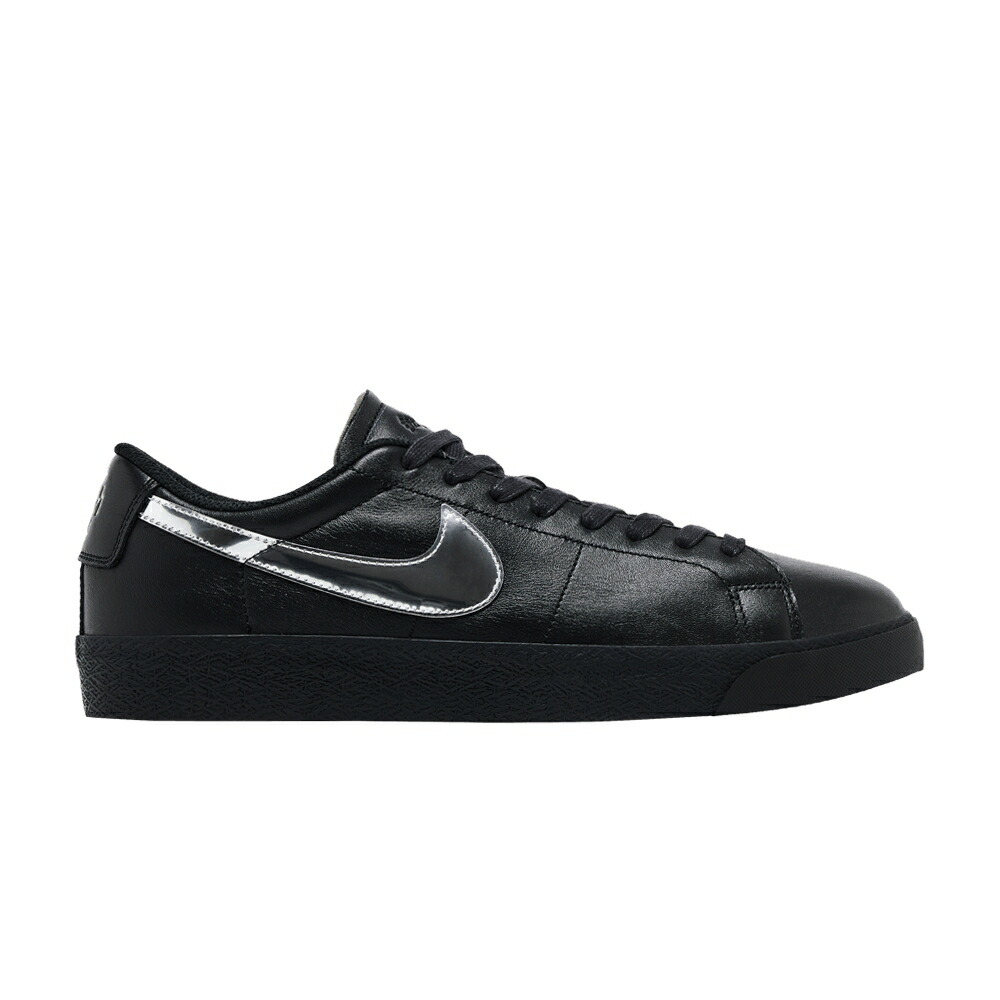 ナイキ スケートボード ズーム ブレイザー エスビー 黒色 ブラック 銀色 シルバー BLACK SILVER スニーカー メンズ NIKE DANCER SKATEBOARDS X ZOOM BLAZER LOW SB METALLIC / BLACK METALLIC SILVER BLACK