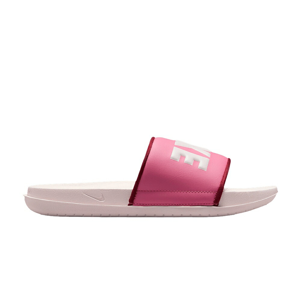 ナイキ サンダル チーム 赤 レッド パール ピンク 'PEONY' スニーカー レディース NIKE WMNS OFFCOURT SLIDE / PEONY TEAM RED PEARL PINK