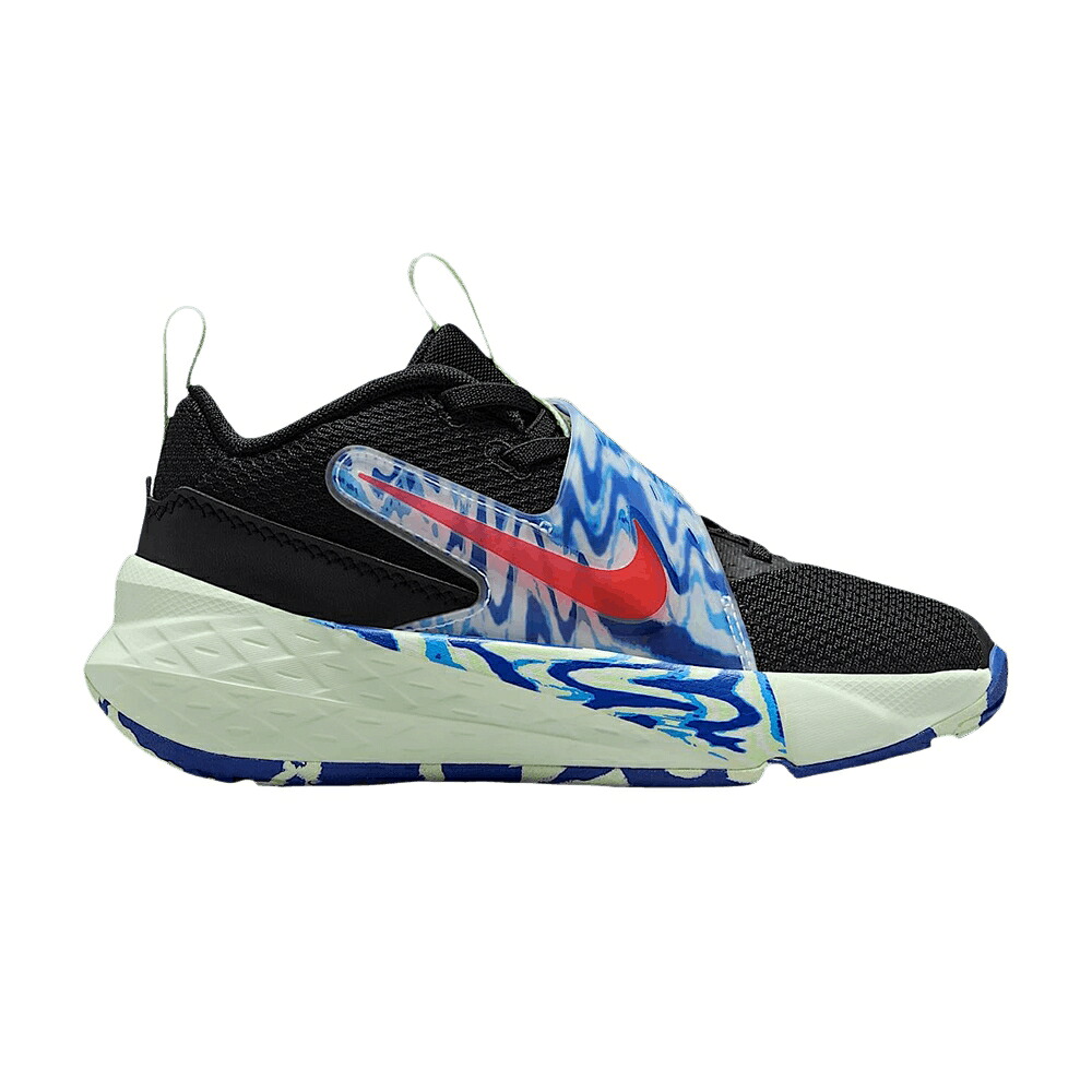 ナイキ チーム ゲーム 黒色 ブラック 'BLACK ゲームロイヤル 青 ブルー' ブルー ジュニア キッズ NIKE TEAM HUSTLE D 12 PS GAME ROYAL' / BLACK GAME ROYAL VOLT TINT ベビー マタニティ スニーカー|スニケス