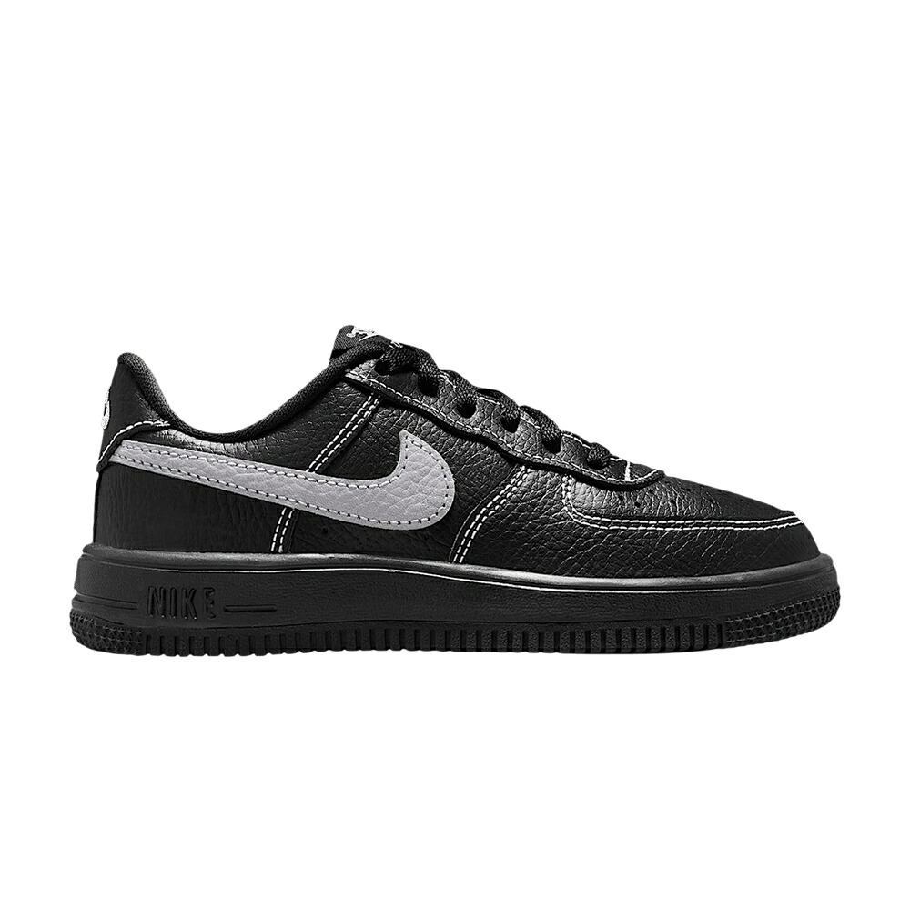 ナイキ 黒色 ブラック 灰色 グレー 'BLACK GREY' ジュニア キッズ NIKE FORCE 1 LOW LV8 3 PS 'BLACK/BLACK/BLACK/WOLF / BLACK BLACK BLACK WOLF GREY ベビー マタニティ スニーカー|スニケス