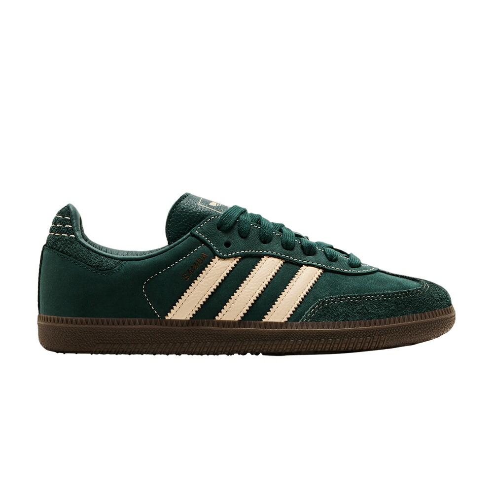 アディダス サンバ 緑 緑であること 砂色 真砂 \u0027MINERAL GREEN\u0027 スニーカー レディース ADIDAS WMNS SAMBA OG / MINERAL GREEN CRYSTAL SAND