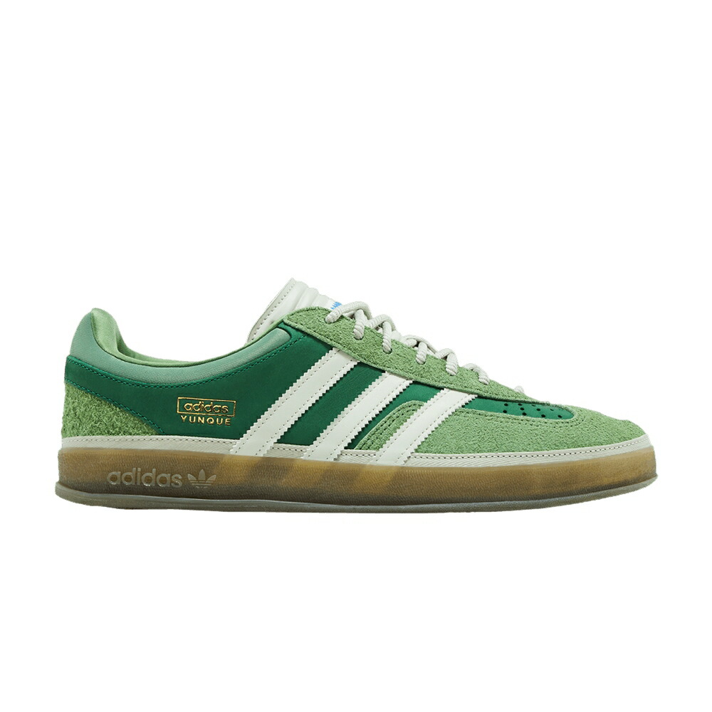 アディダス ガゼル 緑 グリーン EL YUNQUE スニーカー メンズ ADIDAS BAD BUNNY X GAZELLE INDOOR / AMAZON GREEN HALO GREEN DUSTY