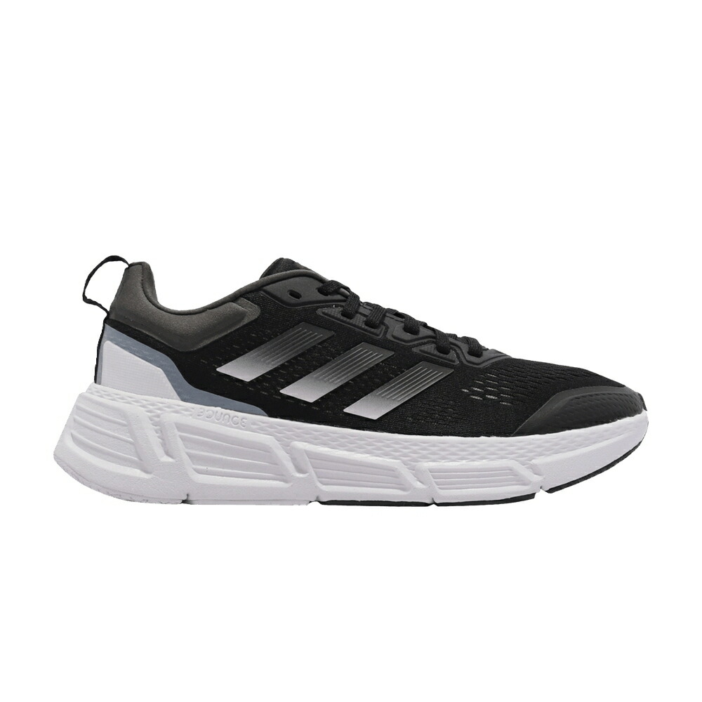 アディダス コア 黒色 ブラック ピュア 灰色 グレー BLACK WHITE スニーカー メンズ ADIDAS QUESTAR / CORE BLACK PURE GREY FOOTWEAR