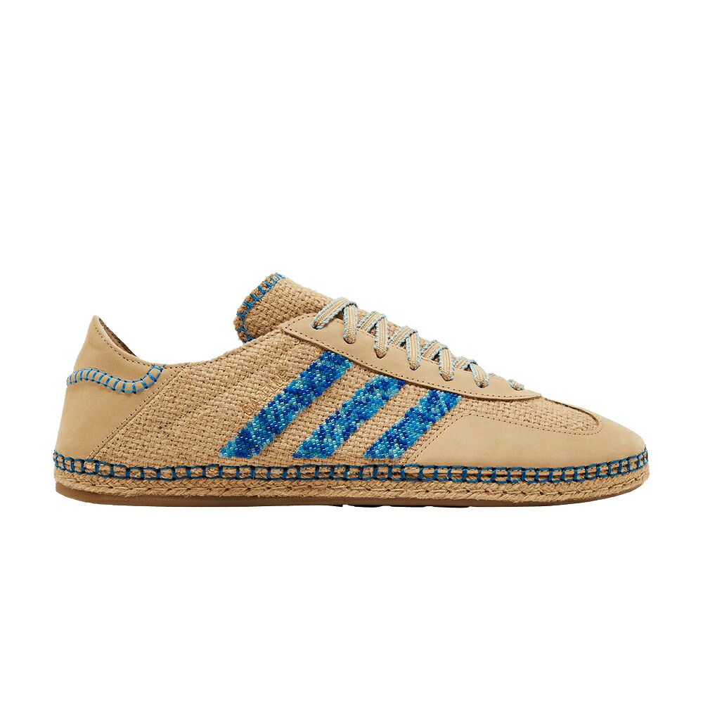 アディダス クロット ガゼル カーキ 青み 青色 \u0027LINEN BLUE\u0027 スニーカー メンズ ADIDAS CLOT X GAZELLE KHAKI LIGHT / LINEN KHAKI LIGHT BLUE BLUE BIRD