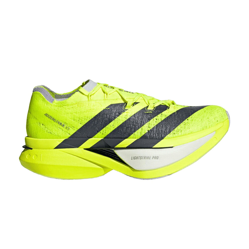 アディダス アディゼロ 黄味がかった 黄色 \u0027SOLAR YELLOW\u0027 スニーカー メンズ ADIDAS ADIZERO PRIME X3 STRUNG / SOLAR YELLOW SOLAR YELLOW SOLAR