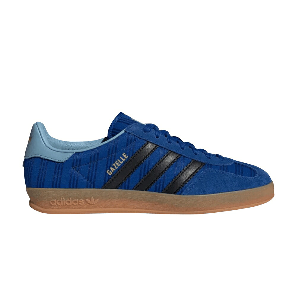 アディダス ガゼル 青碧 青色 黒いこと 黒いこと \u0027BRINGBACK ARGENTINA\u0027 スニーカー メンズ ADIDAS GAZELLE PACK / BLUE BLACK GUM スニーカー-メンズ靴