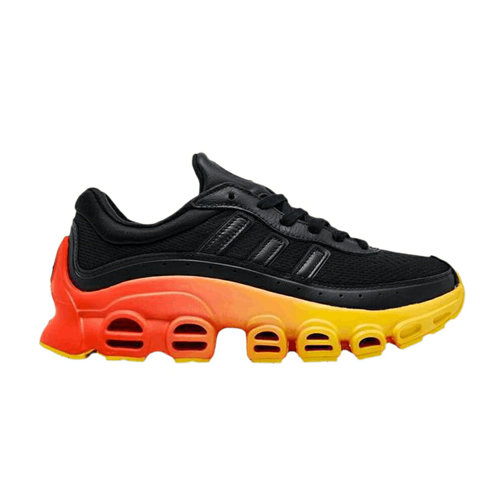アディダス コア 黒色 ブラック 'BLACK ORANGE' スニーカー メンズ ADIDAS ADIFOM MEGARIDE J SCARLET SOLAR / CORE BLACK BETTER SCARLET SOLAR｜スニケス