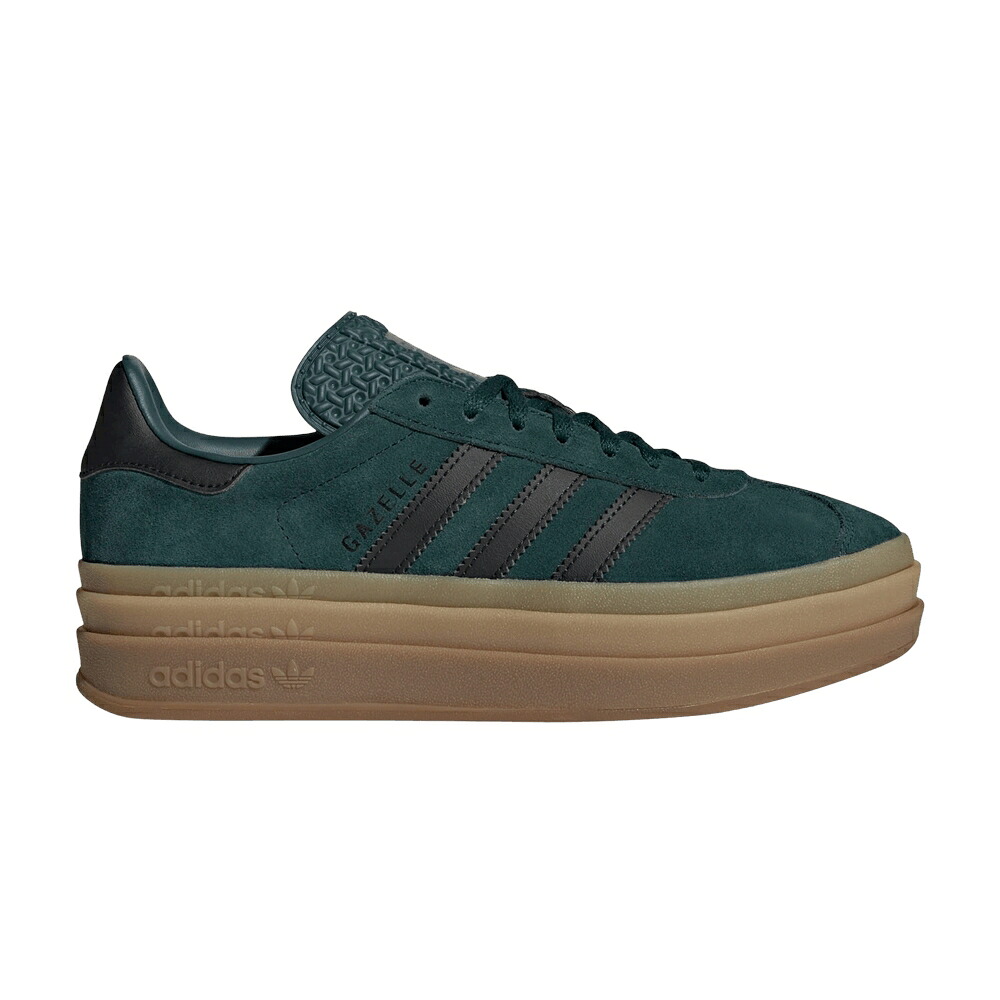 アディダス ガゼル 中核グループ 黒いこと 黒いこと \u0027AURORA GUM\u0027 スニーカー レディース ADIDAS WMNS GAZELLE BOLD IVY / AURORA IVY CORE BLACK GUM