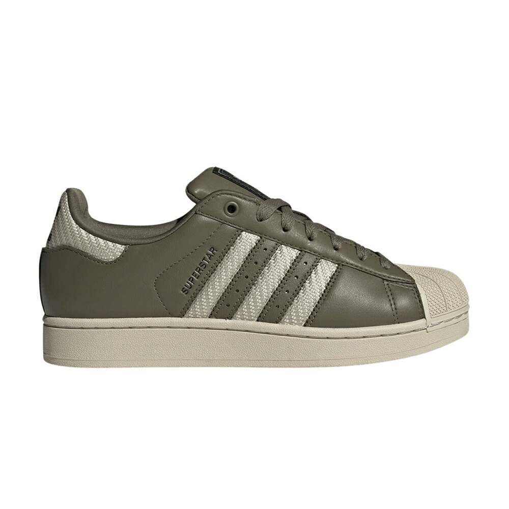 アディダス はやりっ子 カーキ 中核グループ \u0027DARK KHAKI\u0027 スニーカー メンズ ADIDAS SUPERSTAR 2 / MEDIUM DARK KHAKI BLISS CORE