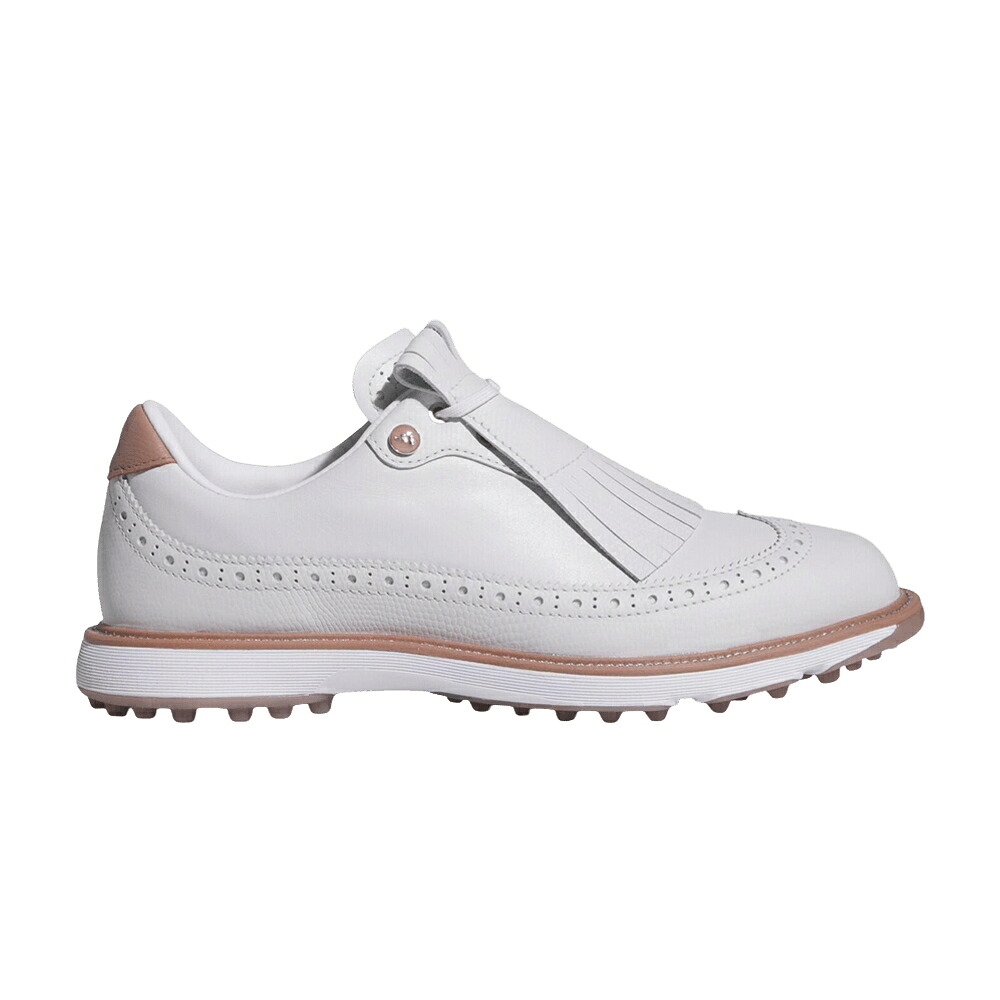 アディダス ゴルフ 灰色 グレー ウォーム 銀色 シルバー 'DASH CLAY' スニーカー レディース ADIDAS WMNS MC ZOYSIA SPIKELESS GOLF GREY WARM / DASH GREY WARM CLAY SILVER｜スニケス