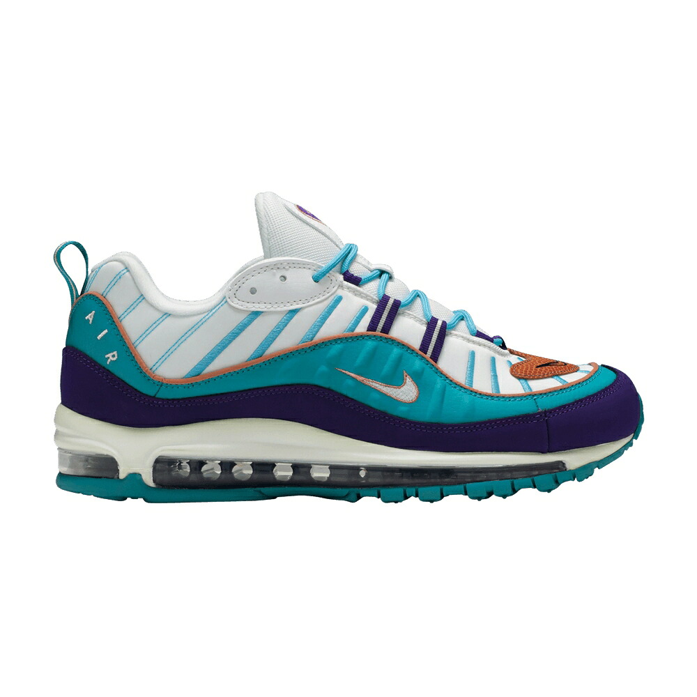 ナイキ マックス 厚地の外套 紫 パープル エア湖マックス \u0027SPIRIT TEAL\u0027 スニーカー メンズ NIKE AIR MAX 98 / COURT PURPLE TERRA BLUSH SPIRIT