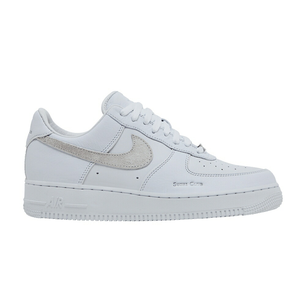 ナイキ 野球クラブ 白いこと 白いこと 空軍 \u0027SUMMIT WHITE\u0027 スニーカー メンズ NIKE SUSHI CLUB X AIR FORCE 1 LOW / WHITE SUMMIT WHITE WHITE