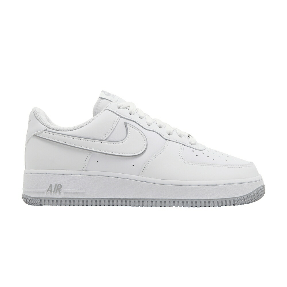ナイキ 白色 ホワイト 灰色 グレー エアフォース 07 WHITE GREY スニーカー メンズ NIKE AIR FORCE 1 WOLF / WHITE WHITE WOLF GREY
