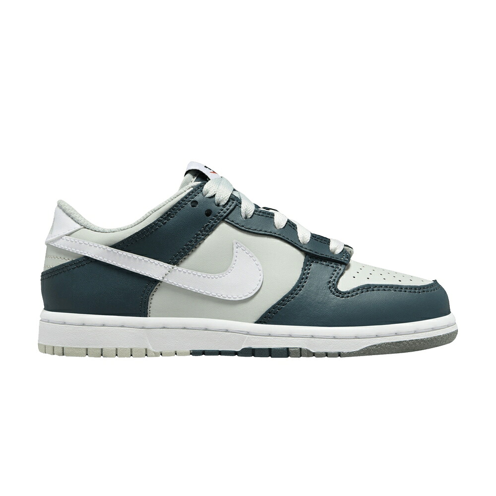 ナイキ ダンク プレミアム ディープ 白色 ホワイト 銀色 シルバー ダンクロー 'SPLIT JUNGLE' ジュニア キッズ NIKE DUNK LOW PREMIUM PS - DEEP / DEEP JUNGLE WHITE LIGHT SILVER ベビー マタニティ スニーカ