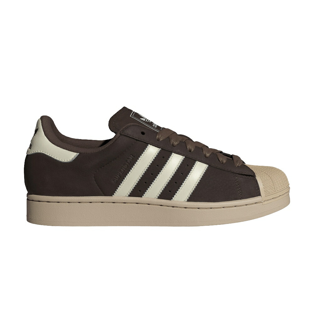アディダス スーパースター 白色 ホワイト AURORA KHAKI スニーカー メンズ ADIDAS SUPERSTAR 2 COFFEE OFF WHITE STONE / AURORA COFFEE OFF WHITE STONE