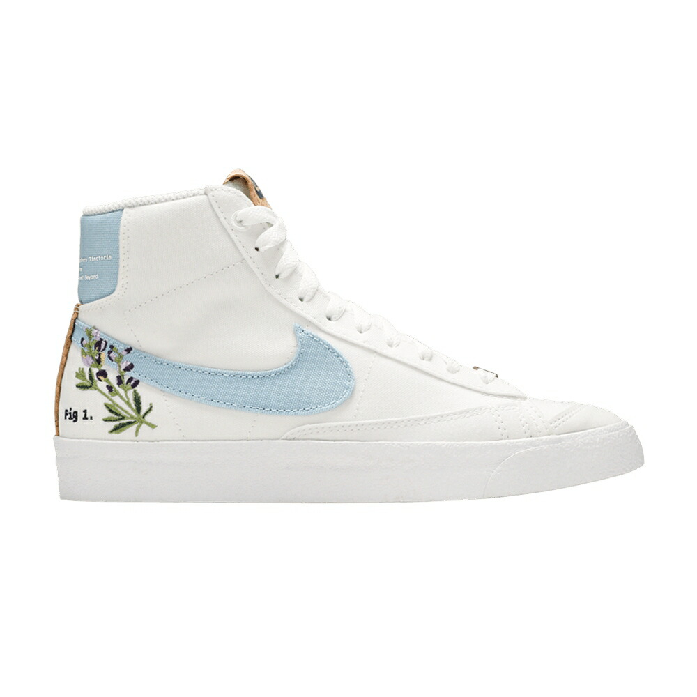 ナイキ ブレイザー ミッド 白いこと 白いこと \u002777 \u0027INDIGO\u0027 スニーカー レディース NIKE WMNS BLAZER MID SE / WHITE OBSIDIAN WHITE OBSIDIAN