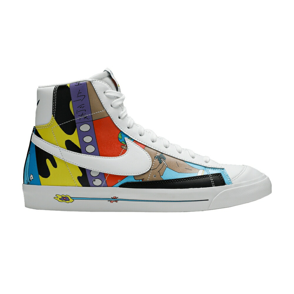 ナイキ ブレイザー ミッド スニーカー メンズ NIKE RUOHAN WANG X BLAZER MID 77 FLYLEATHER /