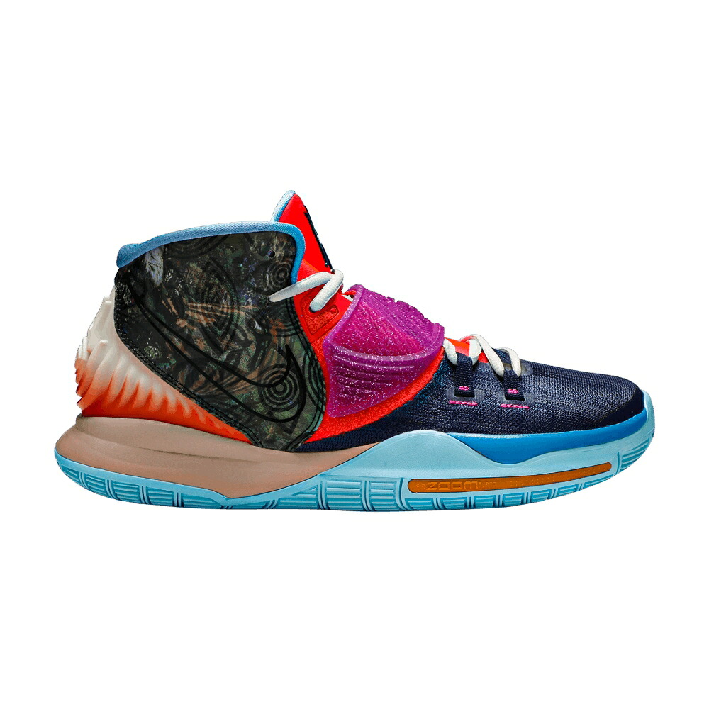 ナイキ カイリー 紺色 米国海軍 黒いこと 黒いこと \u0027HEAL WORLD\u0027 スニーカー メンズ NIKE KYRIE 6 PREHEAT THE / MIDNIGHT NAVY BLACK MARINE MOIR