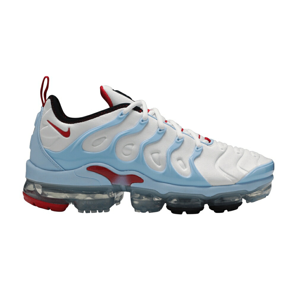 ナイキ 白色 ホワイト 黒色 ブラック 青色 ブルー エアヴェイパーマックス 'CHICAGO' スニーカー メンズ NIKE AIR VAPORMAX PLUS / WHITE BLACK PSYCHIC BLUE