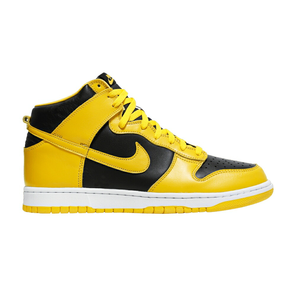 ナイキ ダンク ハイ 黒色 ブラック ダンクハイ IOWA スニーカー メンズ NIKE DUNK HIGH SP 2020 / BLACK VARSITY MAIZE