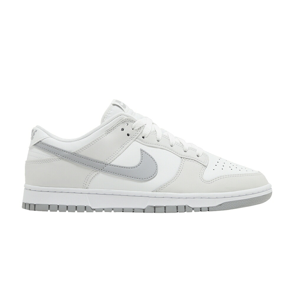 ナイキ ダンク 白色 ホワイト 灰色 グレー ダンクロー 'SUMMIT GREY' スニーカー メンズ NIKE DUNK LOW WHITE LIGHT SMOKE / SUMMIT WHITE LIGHT SMOKE GREY｜スニケス