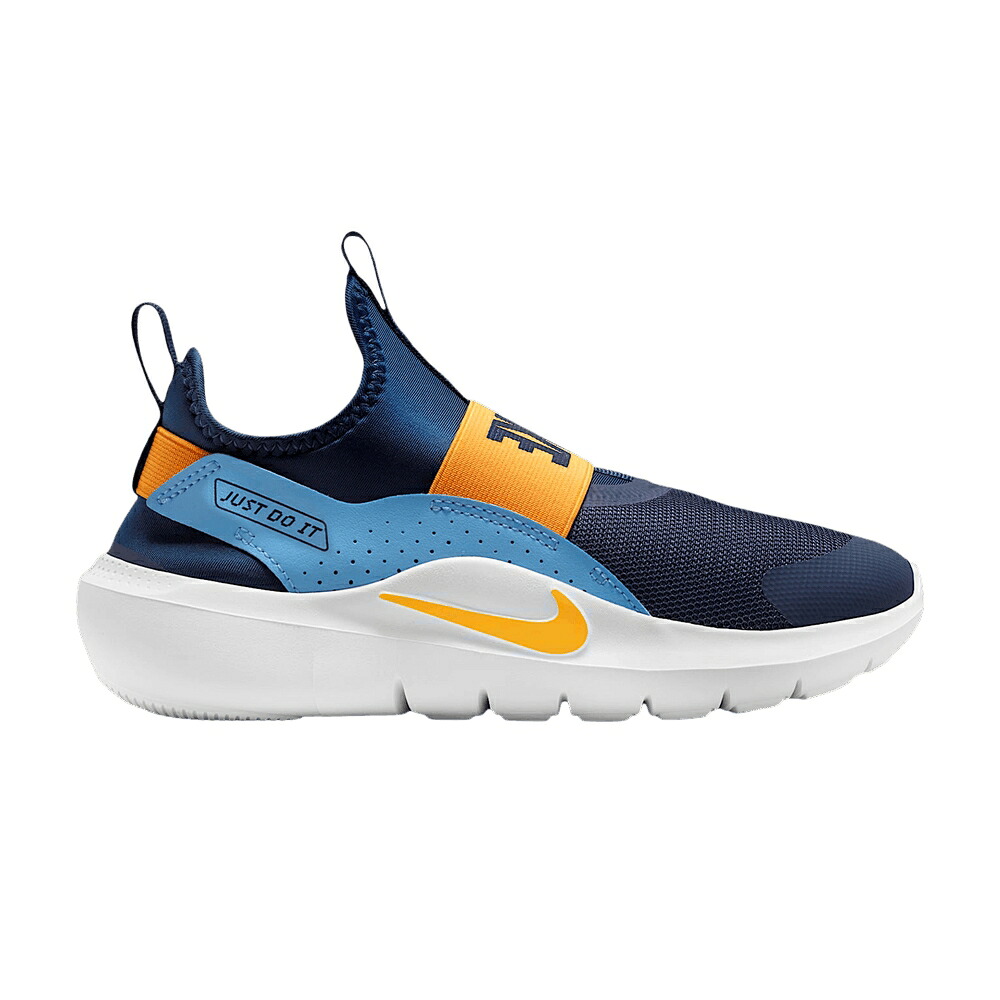 ナイキ 紺色 ネイビー 青色 ブルー 'MIDNIGHT NAVY' ジュニア キッズ NIKE FLEX RUNNER 4 GS / MIDNIGHT NAVY UNIVERSITY BLUE ベビー マタニティ スニーカー|スニケス