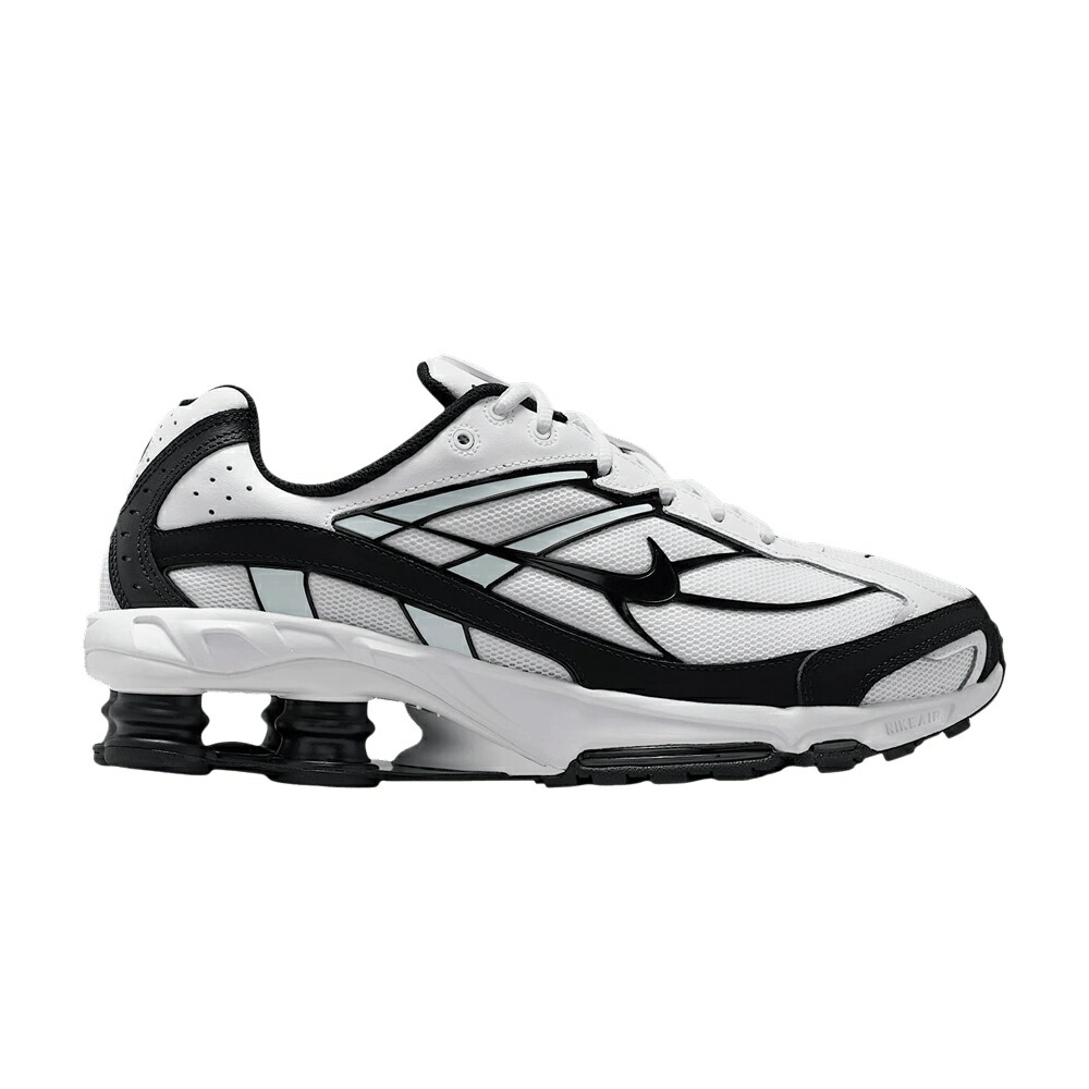 ナイキ ショックス 白色 ホワイト 黒色 ブラック 'WHITE BLACK' スニーカー メンズ NIKE SHOX RIDE 2 / WHITE WHITE BLACK BLACK