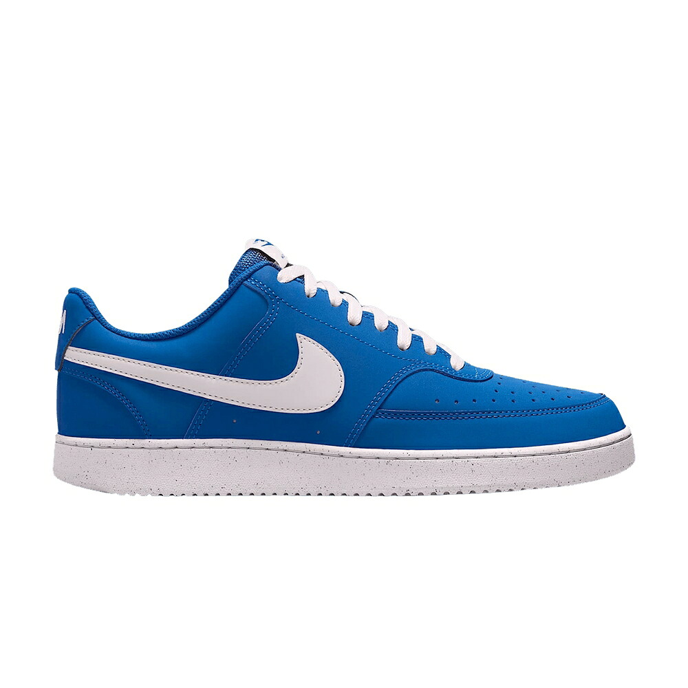 ナイキ 厚地の外套 青碧 青色 象牙色 \u0027COURT BLUE\u0027 スニーカー メンズ NIKE COURT VISION LOW / COURT BLUE PALE IVORY メンズ靴-スニーカー