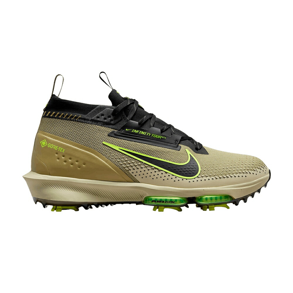 ナイキ ゴアテックス オリーブ 黒色 ブラック DUSTY BLACK スニーカー メンズ NIKE INFINITY TOUR 2 GORE-TEX OLIVE/VOLT/BLACK / DUSTY OLIVE VOLT BLACK