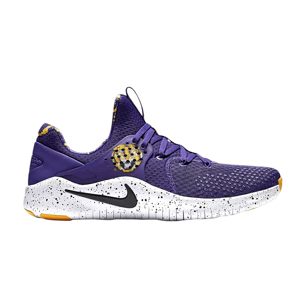 ナイキ フリー コート 紫 パープル ゴールド 'LSU' スニーカー メンズ NIKE FREE TR 8 / COURT PURPLE UNIVERSITY GOLD|スニケス