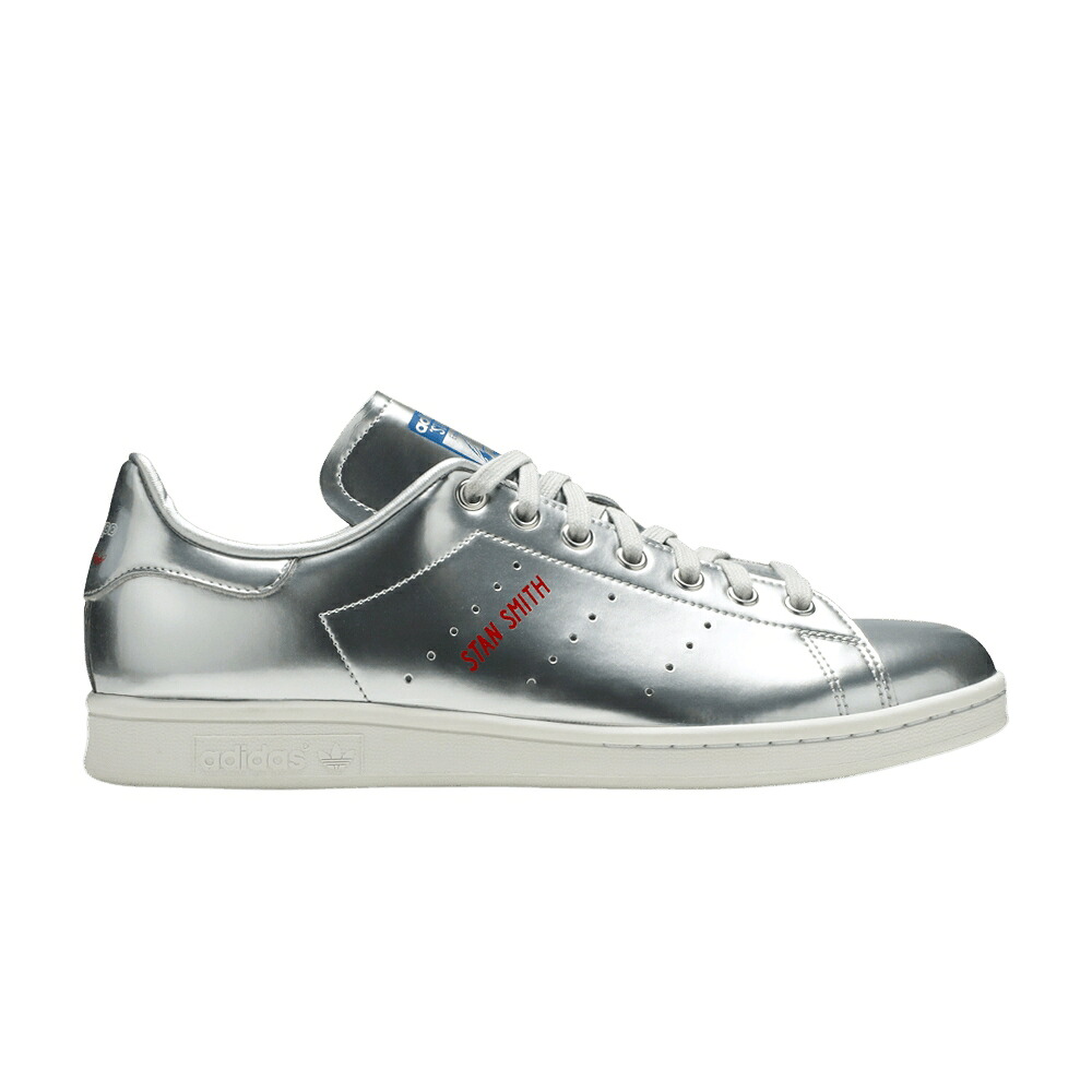 アディダス しろがね色 しろがね色 白いこと 白いこと 姿勢為損ない \u0027SILVER METALLIC\u0027 スニーカー メンズ ADIDAS STAN SMITH / SILVER METALLIC CRYSTAL WHITE