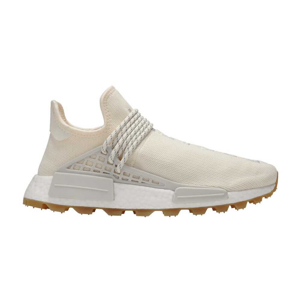 アディダス クリーム 白色 ホワイト NOW TIME スニーカー メンズ ADIDAS PHARRELL X NMD HUMAN RACE TRAIL PRD IS HER / CREAM WHITE RAW WHITE GUM