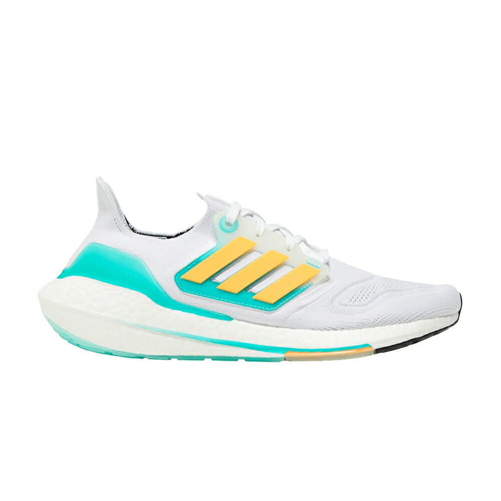 アディダス 白色 ホワイト 橙 オレンジ WHITE RUSH スニーカー メンズ ADIDAS ULTRABOOST 22 MINT / CLOUD WHITE FLASH ORANGE MINT