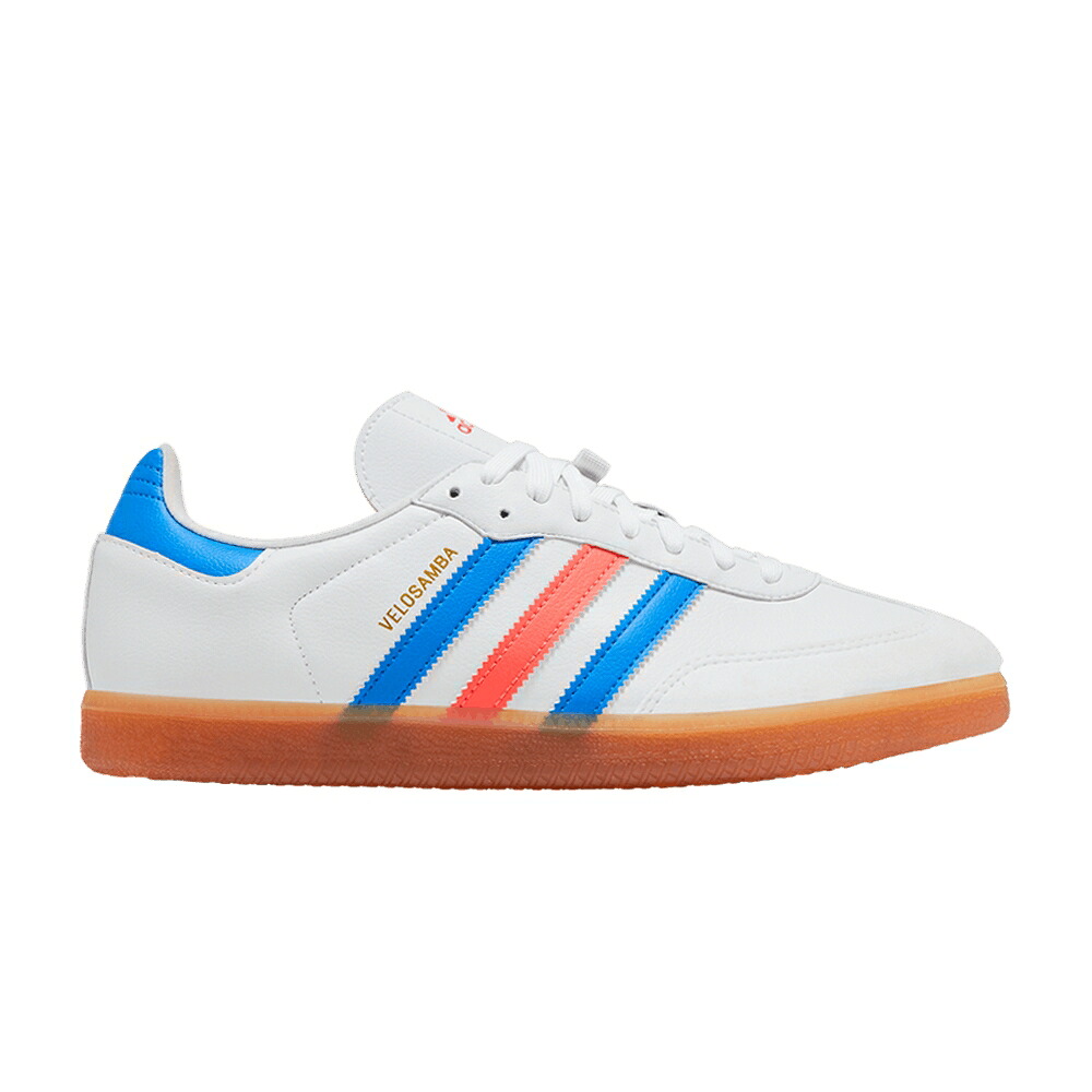 アディダス 青み 青色 混雑時 白いこと 白いこと ターボ \u0027WHITE TURBO\u0027 スニーカー メンズ ADIDAS VELOSAMBA BLUE RUSH / CLOUD WHITE BLUE RUSH TURBO