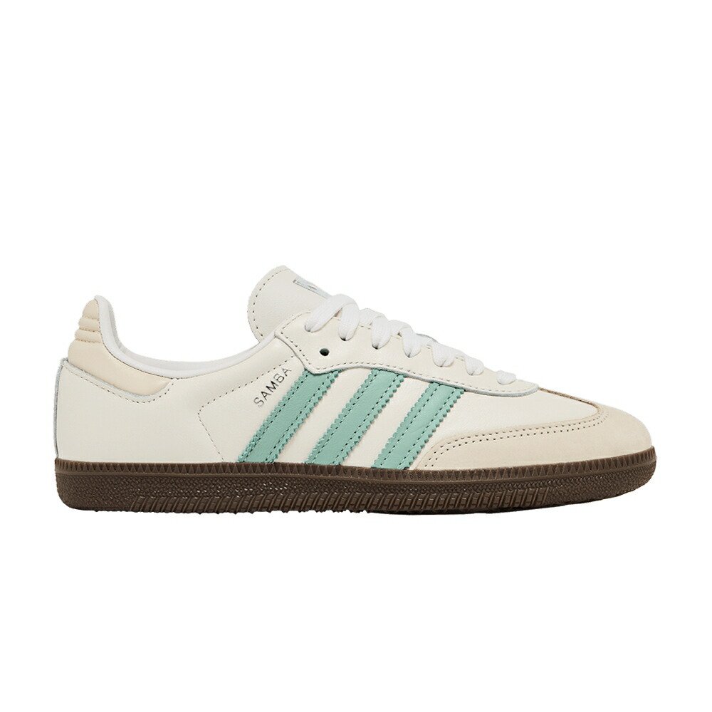 アディダス サンバ 白色 ホワイト 緑 グリーン WHITE GREEN スニーカー レディース ADIDAS WMNS SAMBA OG HAZY / CLOUD WHITE HAZY GREEN WONDER