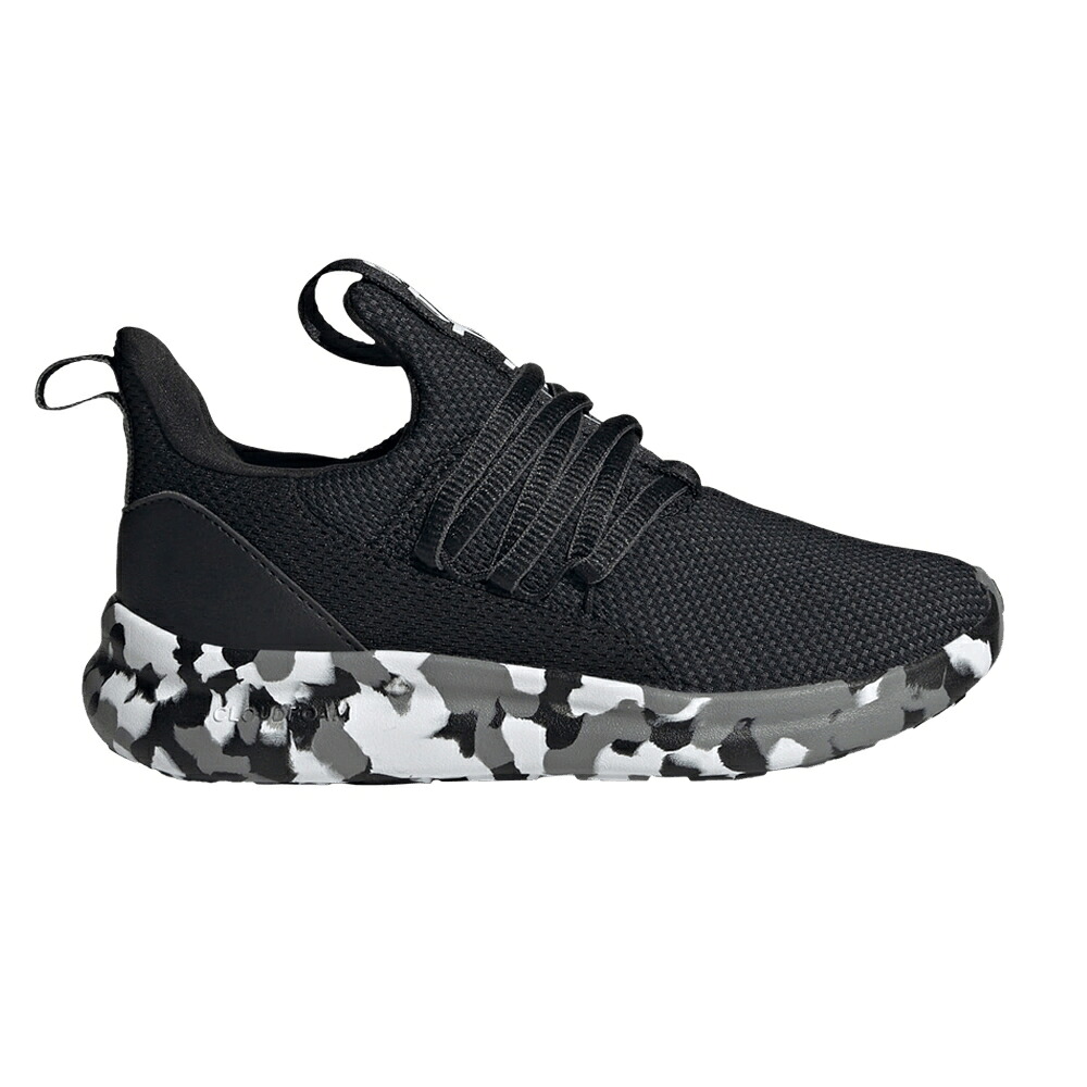 アディダス ライト アダプト コア 黒色 ブラック 灰色 グレー 7.0 \'BLACK SOLE\' スニーカー メンズ ADIDAS LITE RACER ADAPT K MARBLE / CORE BLACK CORE BLACK GREY SIX