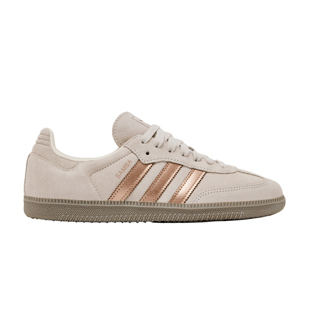 アディダス サンバ 白色 ホワイト 銅色 コッパー OFF METALLIC スニーカー レディース ADIDAS WMNS SAMBA OG WHITE COPPER / OFF WHITE COPPER METALLIC PUTTY