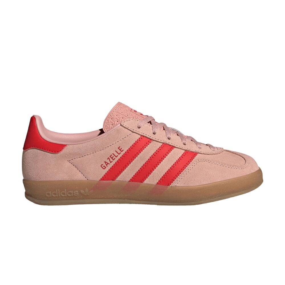 アディダス ガゼル 赤 赤いこと \u0027WONDER GUM\u0027 スニーカー レディース ADIDAS WMNS GAZELLE INDOOR MAUVE / WONDER MAUVE RED GUM