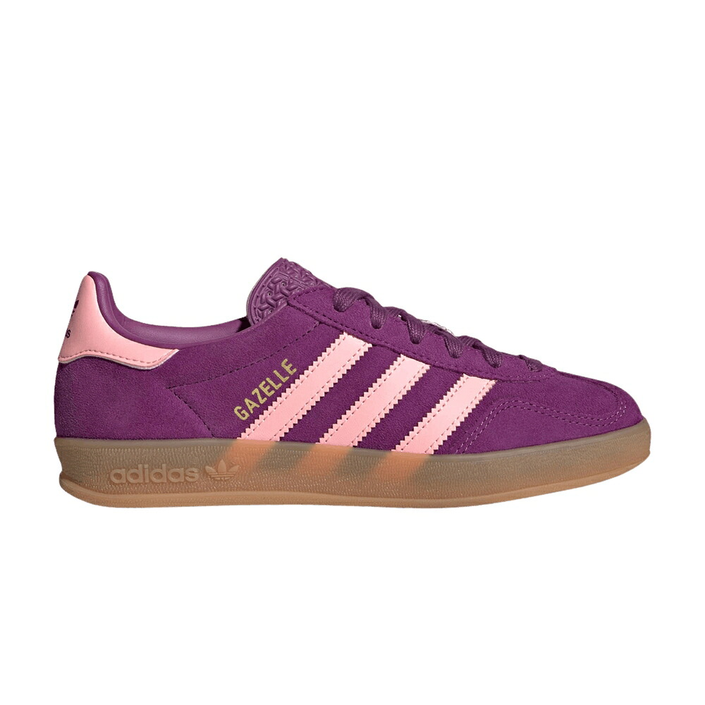 アディダス ガゼル ピンク 白色 ホワイト 'RICH PINK' スニーカー メンズ ADIDAS GAZELLE INDOOR J MAUVE / RICH MAUVE GLOW PINK CLOUD WHITE