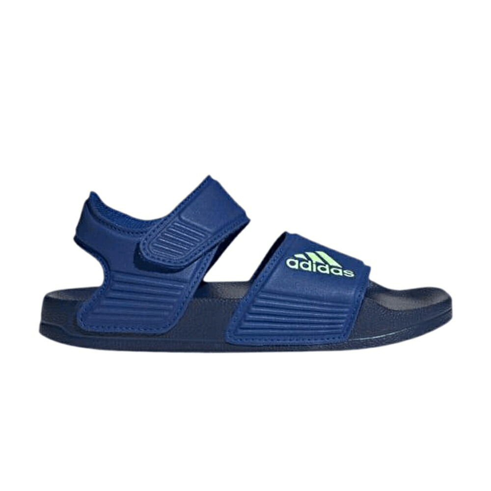 アディダス アディレッタ 青色 ブルー 緑 グリーン 'ROYAL BLUE' スニーカー メンズ ADIDAS ADILETTE SANDAL J / ROYAL BLUE GREEN SPARK DARK BLUE