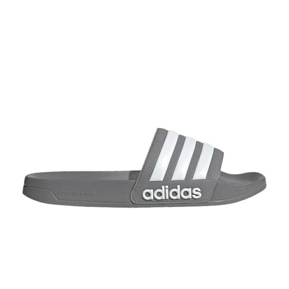 アディダス アディレッタ 薄墨色 薄墨色 白いこと 白いこと \u0027GREY WHITE\u0027 スニーカー メンズ ADIDAS ADILETTE SHOWER CLOUD / GREY THREE CLOUD WHITE GREY