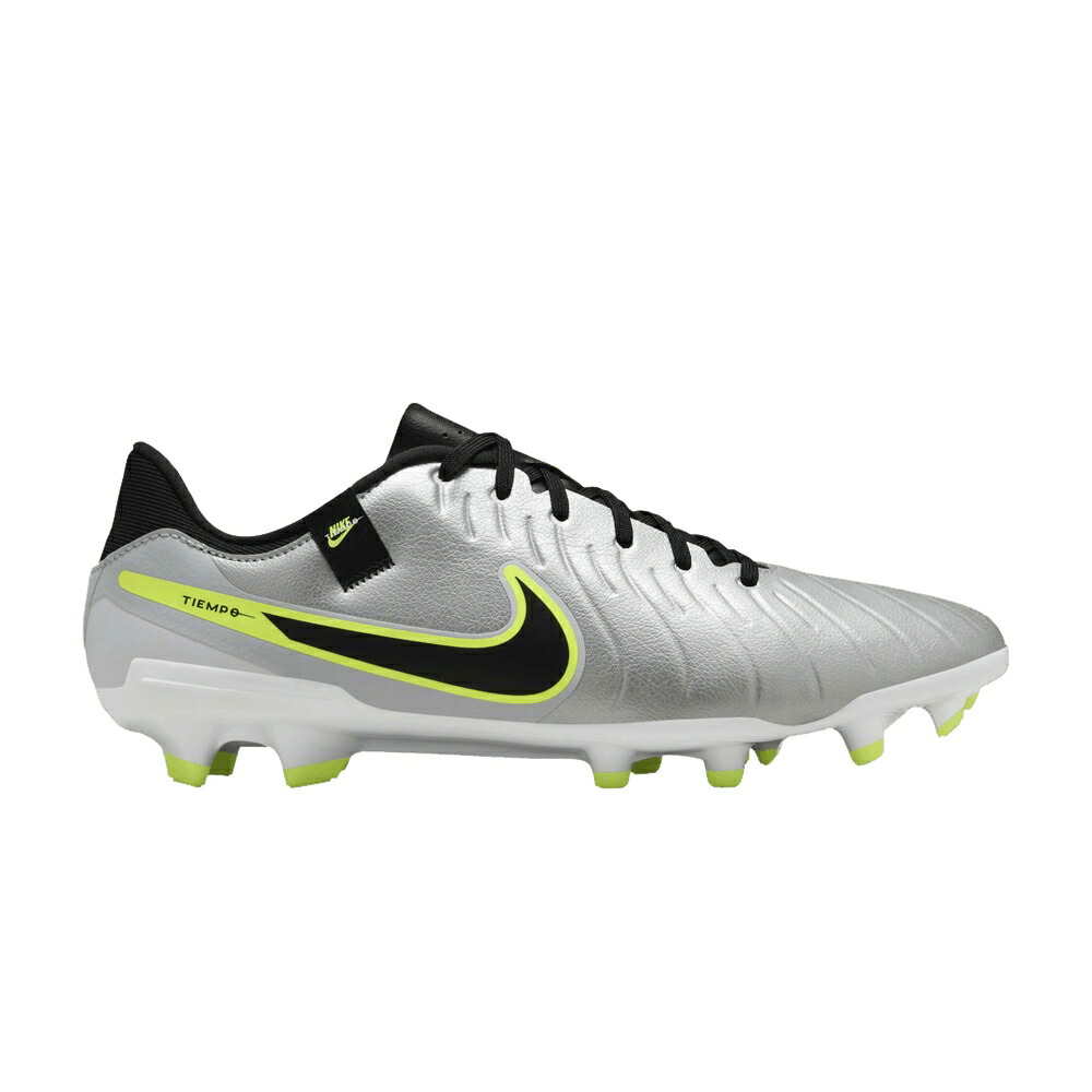ナイキ ティエンポ レジェンド アカデミー 銀色 シルバー 黒色 ブラック MAD PACK スニーカー メンズ NIKE TIEMPO LEGEND 10 ACADEMY MG VOLTAGE / METALLIC SILVER VOLT BLACK
