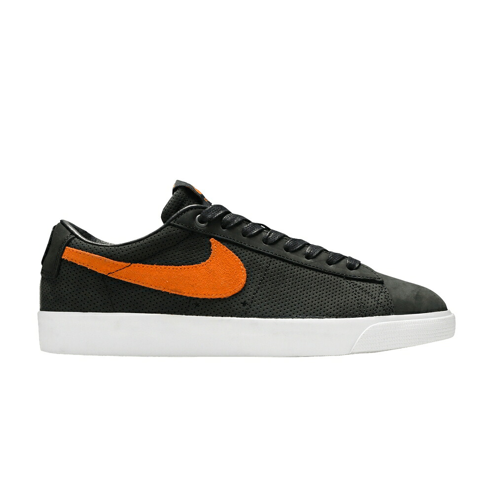 ナイキ ズーム ブレイザー エスビー 黒色 ブラック 橙 オレンジ 白色 ホワイト CAT'S 'CAT'S PAW' スニーカー メンズ NIKE PAW SALOON X ZOOM BLAZER SB GT / BLACK VIVID ORANGE WHITE|スニケス