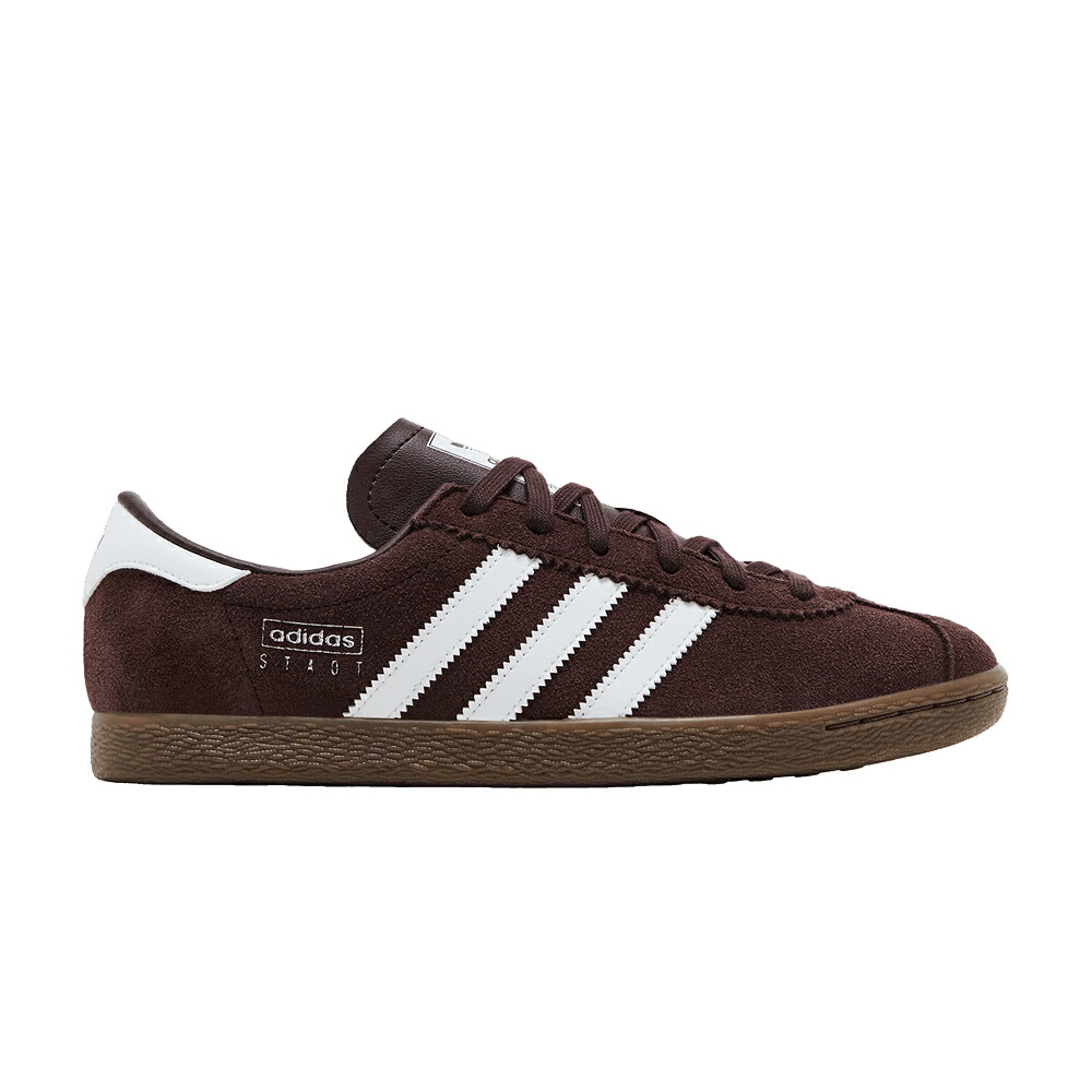 アディダス シャドー シャドウ 茶色 ブラウン 白色 ホワイト 'VELVET BROWN' スニーカー メンズ ADIDAS STADT / SHADOW BROWN CLOUD WHITE GUM｜スニケス