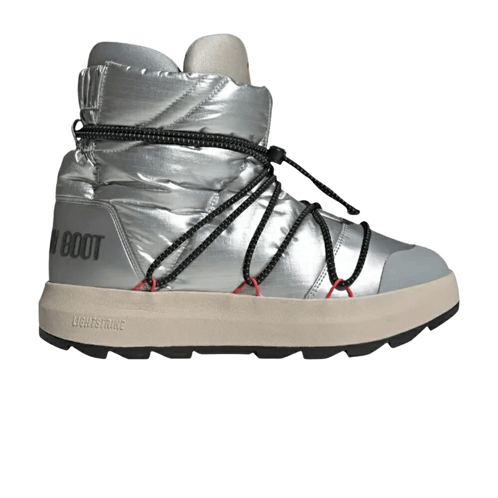 アディダス ブーツ エース ミッド 銀色 シルバー コア 黒色 ブラック 'SILVER' スニーカー メンズ ADIDAS MOON BOOT X ACE MID / MATTE SILVER CORE BLACK MATTE