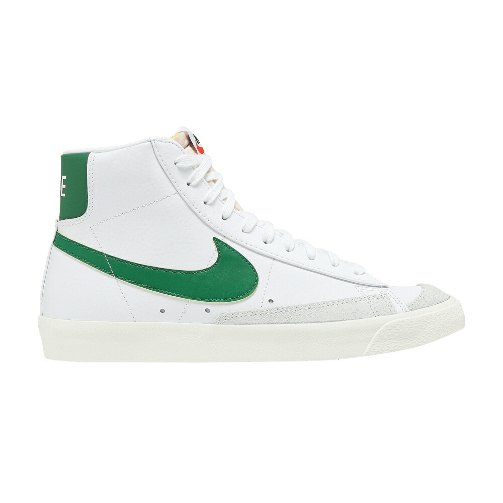 ナイキ ブレイザー ミッド ビンテージ ヴィンテージ 白色 ホワイト 黒色 ブラック 緑 グリーン 77 WHITE GREEN スニーカー メンズ NIKE BLAZER MID VINTAGE PINE / WHITE SAIL BLACK PINE GREEN